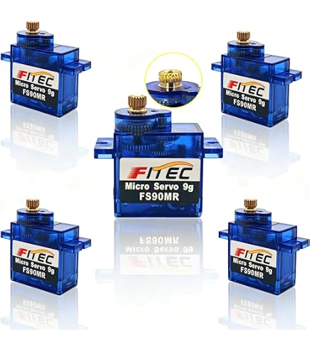 Amazon.com: FS90R Continuous Rotation Servo, Mini Size, 9g Weight